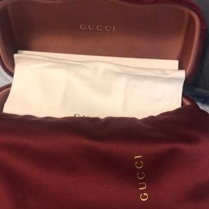 Gucci sun glasses case